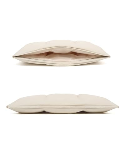 KAYOND Puffy Laptop Sleeve 15inch 16 inch, Pillow Shape Laptop Sleeve, Compatible MacBook Air 15 in M4 2025 & MacBook Pro 16 in M4 2024,Off White - color: Off White, size: For 15"-16" MBA/MAP M4 M3 M2 M1