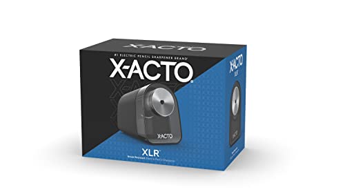 X-ACTO XLR Electric Pencil Sharpener, Black, 1 Count - Back to School, Teacher, Classroom Supplies - size: 1 Count (Pack of 1)