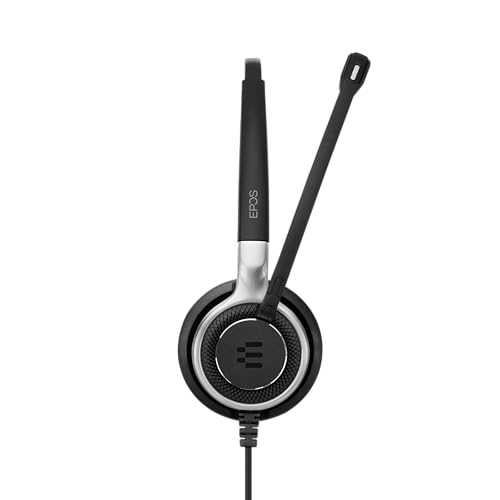 Sennheiser SC 660 ANC USB (508311) - Double-Sided (Binaural) Business Headset | for Skype for Business | with HD Sound, Active Noise Cancellation Microphone, & USB Connector (Black)