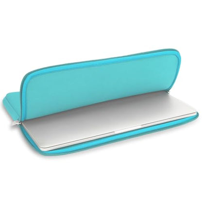 11-11.6 Inch Laptop Sleeve Protective Case Soft Carrying Computer Zipper Bag Cover Compatible with 11.6" MacBook Air for 11" Notebook Tablet Ultrabook Chromebook(Blue) - color: Blue, size: 11"-11.6"