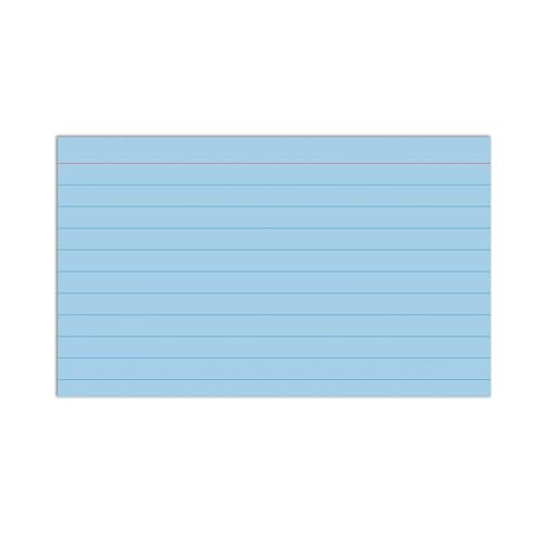 C-Line 3” x 5” Index Cards, Assorted Colors, Ruled, 100/PK (48810)