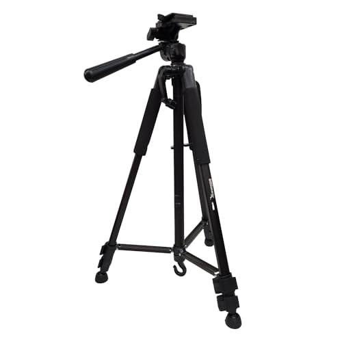 Ultimaxx 60" Inch Lightweight Portable Camera Tripod Stand with Carrying Bag for Sony, Nikon, Canon, Olympus, Pentax, Panasonic, Samsung Cameras and Camcorders