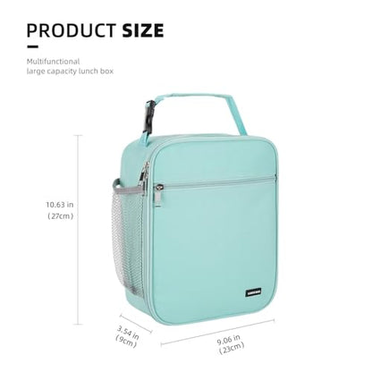 Lovoeo Lunch box Lunch bag for men women Insulated Lunchbox Lunch bags for Work Picnic Travel (baby blue) - color: Baby Blue