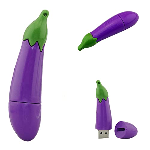 Digital Storage Devices - Picture Storage Stick - Eggplant USB Drive - 16GB USB (Eggplant) - color: Eggplant