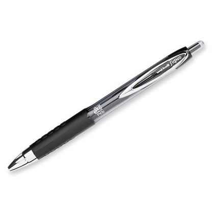 uniball 207 Retractable Gel Pens, Bold Point (1.0mm), Black, 12 Pack