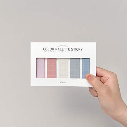 Monolike Color Palette Sticky Grid 500 C Set 4p - Self-Adhesive Memo Pad 30 Sheets - color: Grid 500 C