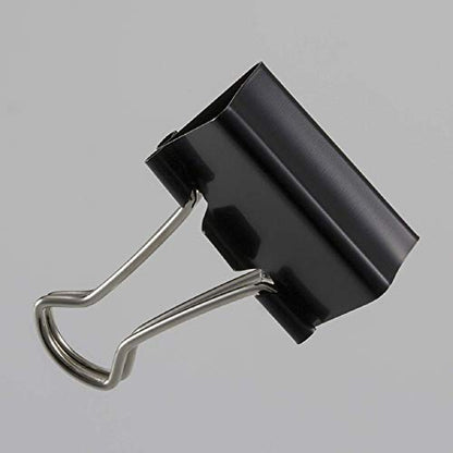 Officemate Medium Binder Clips, Black, 12 count (Pack of 12) - color: Black, size: Medium