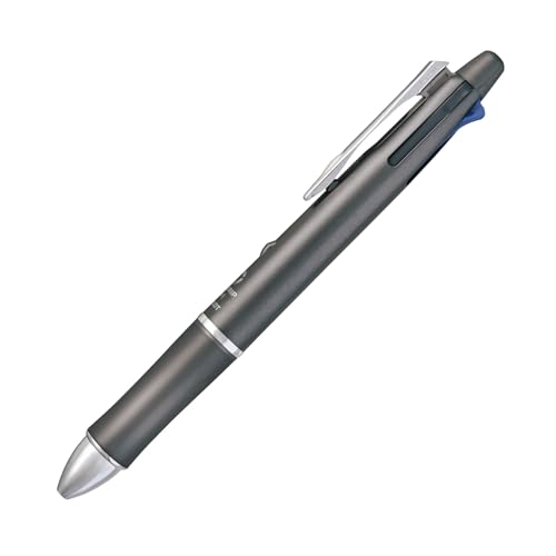 Pilot Dr. Grip Multi Function Pen, 0.5mm Acro Ink Ballpoint Pen, 0.5mm Mechanical Pencil, Gray (BKHDF1SEF-GY) - color: Black
