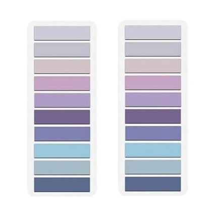 400 Pcs Purple Sticky Index Tabs, Page Markers Notes Tabs Writable and Repositionable Book Flags Tabs Strip Index Tabs for Page Marking Classify File
