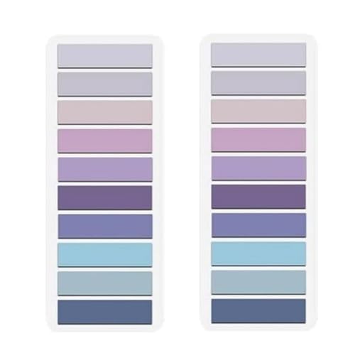 400 Pcs Purple Sticky Index Tabs, Page Markers Notes Tabs Writable and Repositionable Book Flags Tabs Strip Index Tabs for Page Marking Classify File