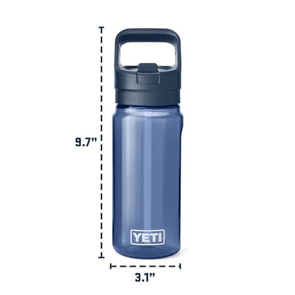YETI Yonder 600 ml/20 oz Water Bottle with Yonder Straw Cap, Tropical Pink - color: Tropical Pink, size: 20 Ounces