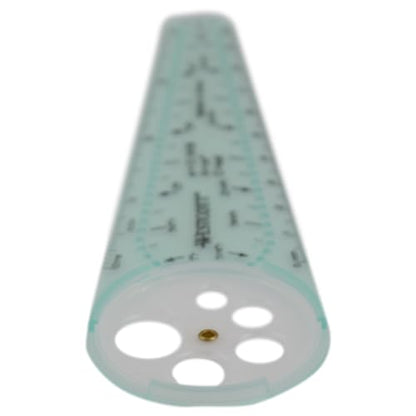 Westcott 00516 Safety Compass for Geometry, Drafting, Classrooms, Crafters and Artists, Shatterproof, Translucent Drawing Compass Creates Perfect Circles from 1/4-Inch to 10 Inches - size: Safety Compass