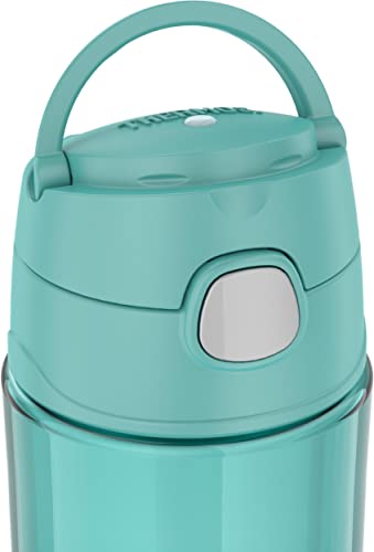 THERMOS FUNTAINER 16 Ounce Plastic Hydration Bottle with Spout, Aqua - color: Aqua