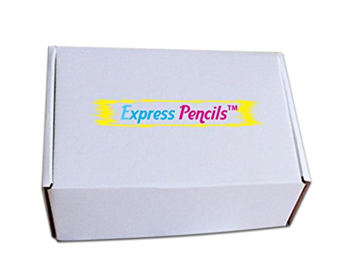 Express Pencils™ Personalized Pencils Round Custom Imprinted with your Name - Text - Logo - Message- 12 pkg - Personalization - Great Gift Ideas (Pastel Green) - color: Pastel Green