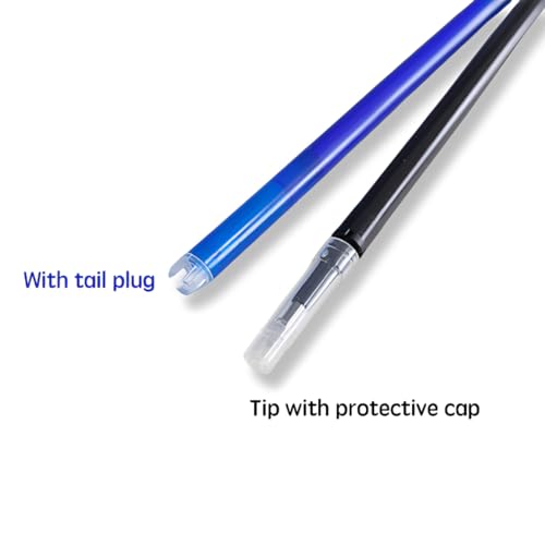 32-Pack 0.7 mm Erasable Gel Ink Pen Refills Compatible with Most Gel Pens, Smooth Writing Retractable Fine Point Pen Refill in 8 Assorted Colors