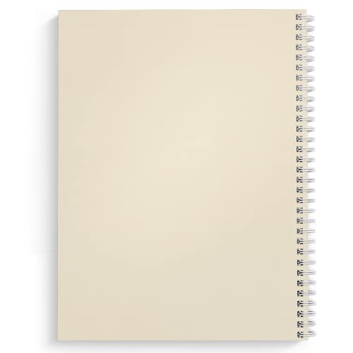 Gotcha Covered Notebooks Softcover No Adulting 8.5" x 11" Funny Spiral Notebook/Journal, 120 Checklist Pages, Durable Gloss Laminated Cover, White Wire-o Spiral. Made in the USA - color: No Adulting