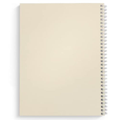 Gotcha Covered Notebooks Softcover No Adulting 8.5" x 11" Funny Spiral Notebook/Journal, 120 Checklist Pages, Durable Gloss Laminated Cover, White Wire-o Spiral. Made in the USA - color: No Adulting