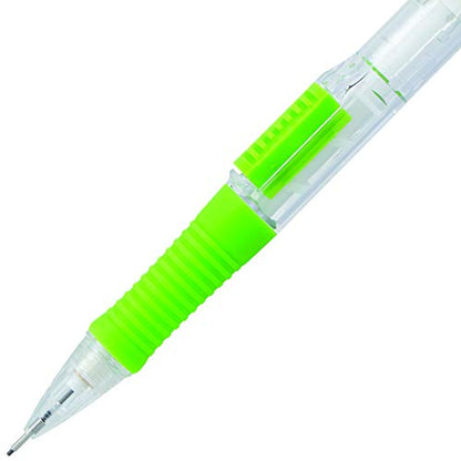 Pentel QUICK CLICK Mechanical Pencil (0.7mm), Green Barrel, Box of 12 Pencils (PD217D) - color: Green, size: 12 Count (Pack of 1), style: 0.7mm