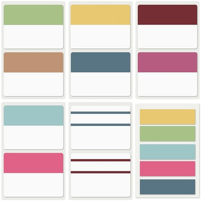 ELII 300 PCS Sticky Index Tabs 2 Inch Book Tabs,Clear Sticky Notes Classic | Pages Notebooks, File Tabs Self Adhesive,Writable and Repositionable,Self Adhesive,Smooth Writing,Transparent,Waterproof - color: Classic