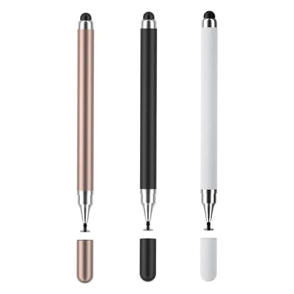 2-in-1 Stylus Pen for Touch Screen, 3pcs High Precision Universal Stylus Pen for iPad Compatible with Apple, iPhone, iPad, Android, Microsoft Tablets, Phones