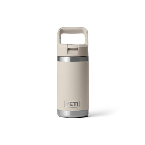 YETI Rambler Jr. 12 oz Kids Bottle, with Straw Cap - color: Cape Taupe