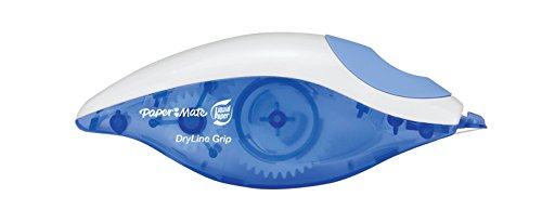 Paper Mate 87813 Liquid Paper DryLine Grip Correction Tape, Assorted Colors, 2 Count - style: Correction Tape