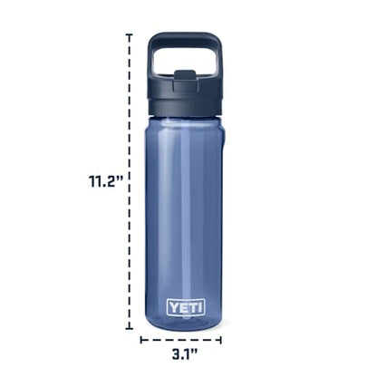 YETI Yonder 750 ml/25 oz Water Bottle with Yonder Straw Cap, Daybreak Yellow - color: Daybreak Yellow, size: 25 Ounces