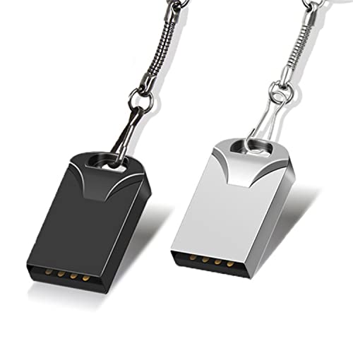 Super Mini USB Flash Drives Memory Sticks Pendrives Jumpdrive Thumb Drive with Waterproof Dustproof Shockproof (Black 64GB) - color: Black 64GB