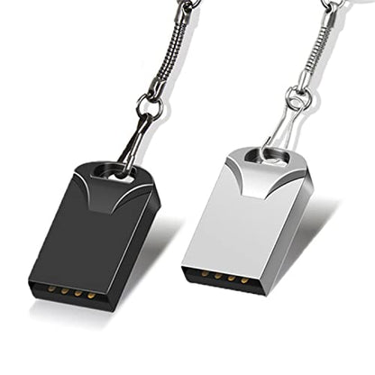 Super Mini USB Flash Drives Memory Sticks Pendrives Jumpdrive Thumb Drive with Waterproof Dustproof Shockproof (Black 64GB) - color: Black 64GB