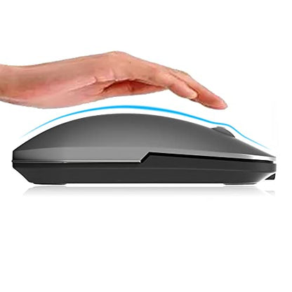 Bluetooth Wireless Mouse for MacBook/Windows/Android Tablet/iPad/Mac/Laptop/PC/Computer,Rechargeable Dual Mode(BT5.2 & 3.0 & 2.4G USB) Silent Mouse for Desktop/Notebook/Computer