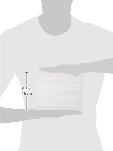 School Smart Skip-A-Line Ruled Writing Paper, 1 Inch Ruled Long Way, 11 x 8-1/2 Inches, Pack of 500 - size: 11" x 8.5" - 1" Ruled