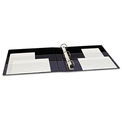 Avery 79989 3-Ring EZD Binder, 1-Inch Capacity, 8-1/2-Inch x11-Inch, Black