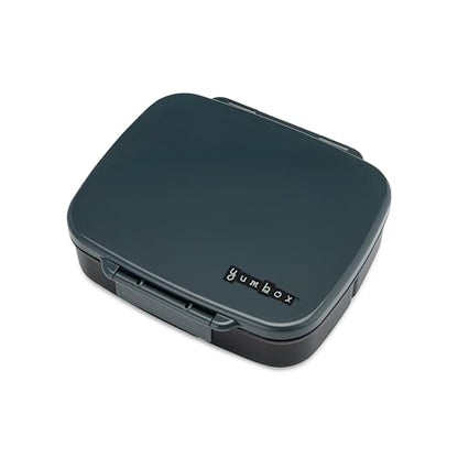 Yumbox Go Leakproof Bento Lunch Box, 5 Compartments, Charcoal Gray | Deep Portioned Tray | Removable Silicone Gasket | Lightweight Construction | Fits Most Lunch Bags | Easy-Clean Design - color: Charcoal Gray