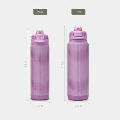 ZULU Powerfill Pro 24oz Stainless Steel Water Bottle - Tempo - color: Lavendula, style: 24oz