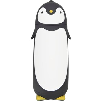Penguin Insulated Water Bottle - Stainless Steel Vacuum Double Walled Bottle Flask Travel Mug for Kids, Students, 9.6oz, Black - color: Black
