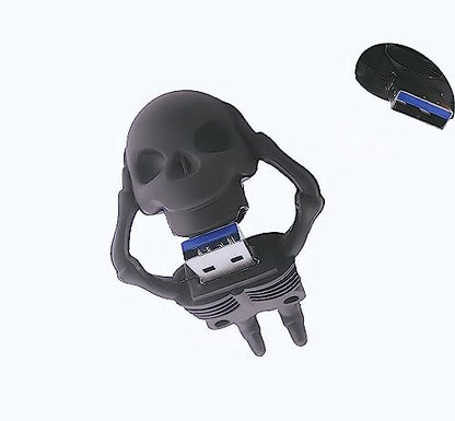 128GB USB 3.0 플래시 드라이브 참신한 만화 해골 고속 전송 속도 펜드라이브 메모리 스틱 - color: 스켈레톤.