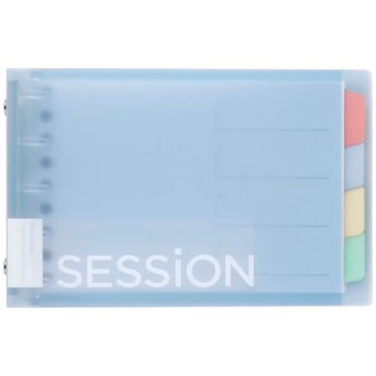 Maruman FM310A-52A Loose Leaf Binder Session Mini Size, 5 Holes, Sora IRO - color: Blue (Light), size: ミニ