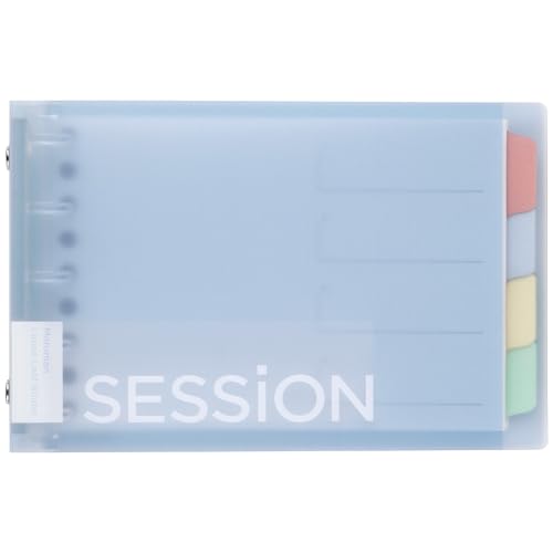 Maruman FM310A-52A Loose Leaf Binder Session Mini Size, 5 Holes, Sora IRO - color: Blue (Light), size: ミニ