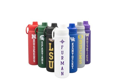 Furman Water Bottle - Double Walled Stainless Steel 24 oz Keeps Drinks Cold or Hot - color: Furman