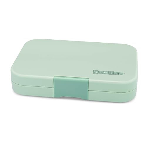 Yumbox Tapas Leakproof Bento Box, 5 Compartments, Pistachio Green | Large Capacity Design | Removable Compartment Tray | Easy-Open Single Latch | Ideal for Teens & Adults | Dishwasher-Safe Tray - color: Pistachio Green Jungle