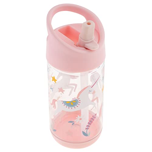 Stephen Joseph, Kids Flip Top Water Bottle, 10 oz Tritan BPA Free, Water Bottle for Girls & Boys, Back to School Flip Top Bottle, Pink Unicorn - color: Pink Unicorn