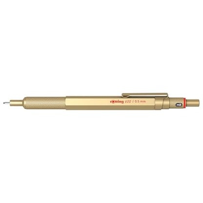 ROTTLING Mechanical Pencil Gold 600 2158796 0.5mm rOtring Mechanical Pencil Fine Writing Stationery German Drafting Pen Professional Ballpoint Pen