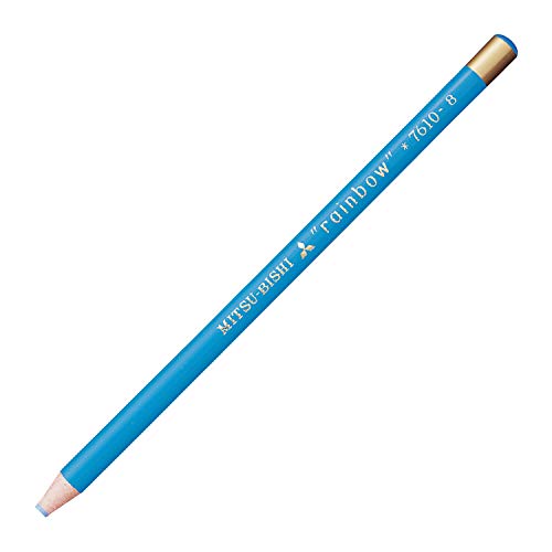 Mitsubishi Pencil K7610.8 Water-Based Dermatograph No.7610 Colored Pencils, Light Blue, 1 Dozen - color: Light Blue 1 Dozen