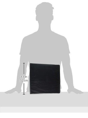 Samsill Durable 3 inch 3 Ring Binder, D Ring Binder, 100% Recycled Chipboard, Black - color: Black, size: 1 Pack, style: 3 Inch