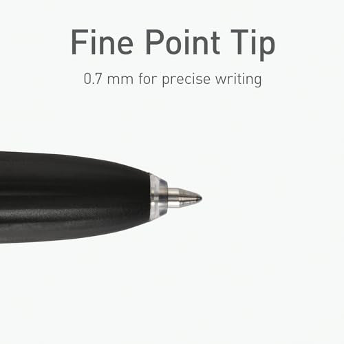 Pentonic G-RT Retractable Gel Pens, 10 Count, Blue Ink, 0.7 mm Fine Point, Smooth Writing For Journaling, Note Taking, Office & School (1002361) - color: Blue, size: 1 Count (Pack of 10)