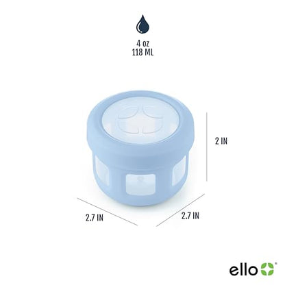Ello Reusable Condiment Containers with Screw-on Leak Proof Lid | Perfect for Salad Dressing Sauce Dips Lunchbox Picnic Travel Bento Box | BPA-Free | Dishwasher Safe - color: Sugar Rush