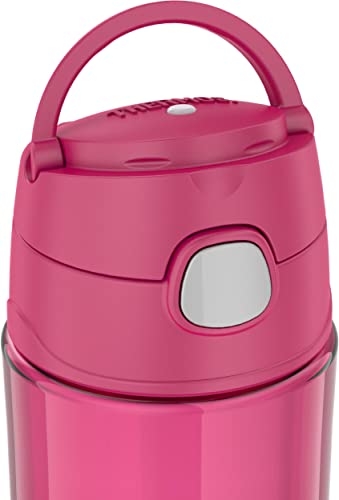 THERMOS FUNTAINER 16 Ounce Plastic Hydration Bottle with Spout, Raspberry - color: Raspberry
