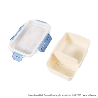 Kutsuwa MF950 British Garden Single Tier Bento Box, Sealed, 4-Point Closure, 16.9 fl oz (500 ml), Made in Japan - color: 1 tier lunch box