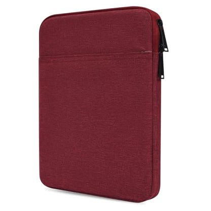 Tablet Sleeve Bag for 2025 11 inch iPad A16, 11 inch iPad Air M3 M4/ 10.9 inch iPad 10th/ Pro 11 M4, Galaxy Tab A8 10.5" Case Pouch, Fit Apple Smart Keyboard, Wine Red - color: Wine Red, size: 9-11 Inch