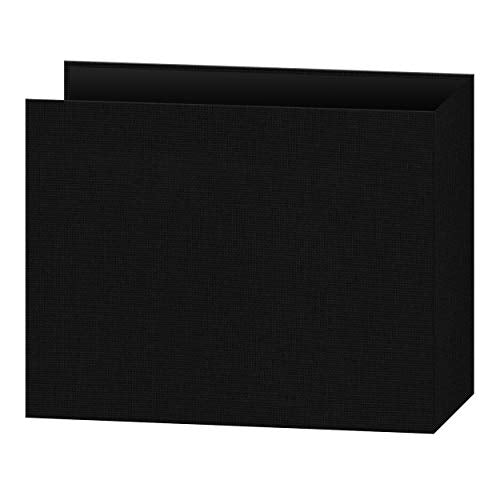 Pioneer T12CBF-BK 12-Inch by 12-Inch Fabric 3-Ring Binder Album with Window, Black - color: Deep Black, size: 12"x12"